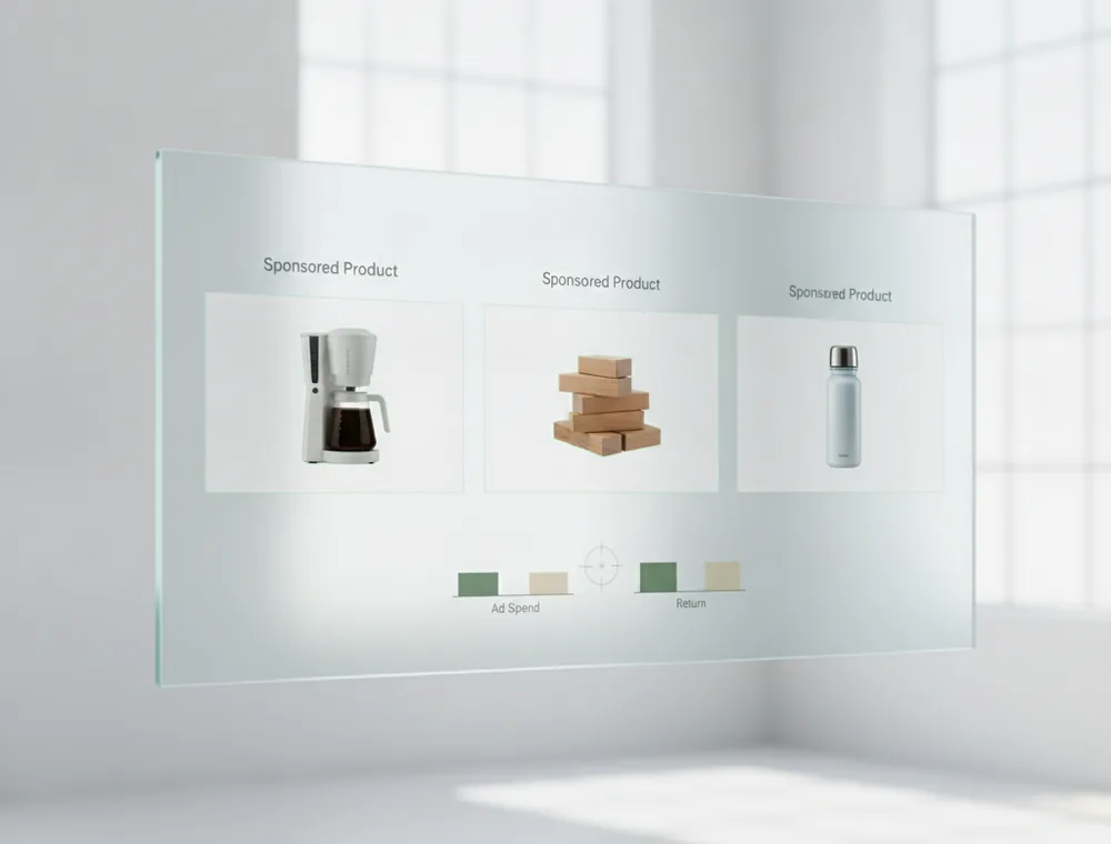 Retail media advertising dashboard